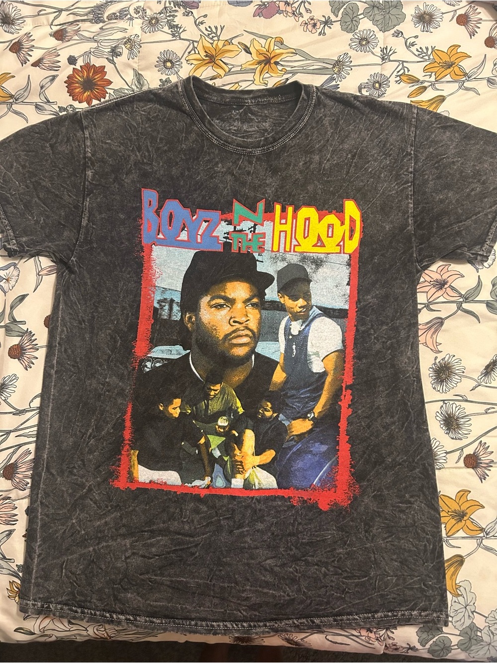 Boyz N The Hood Graphic Tee - Black Mineral Wash